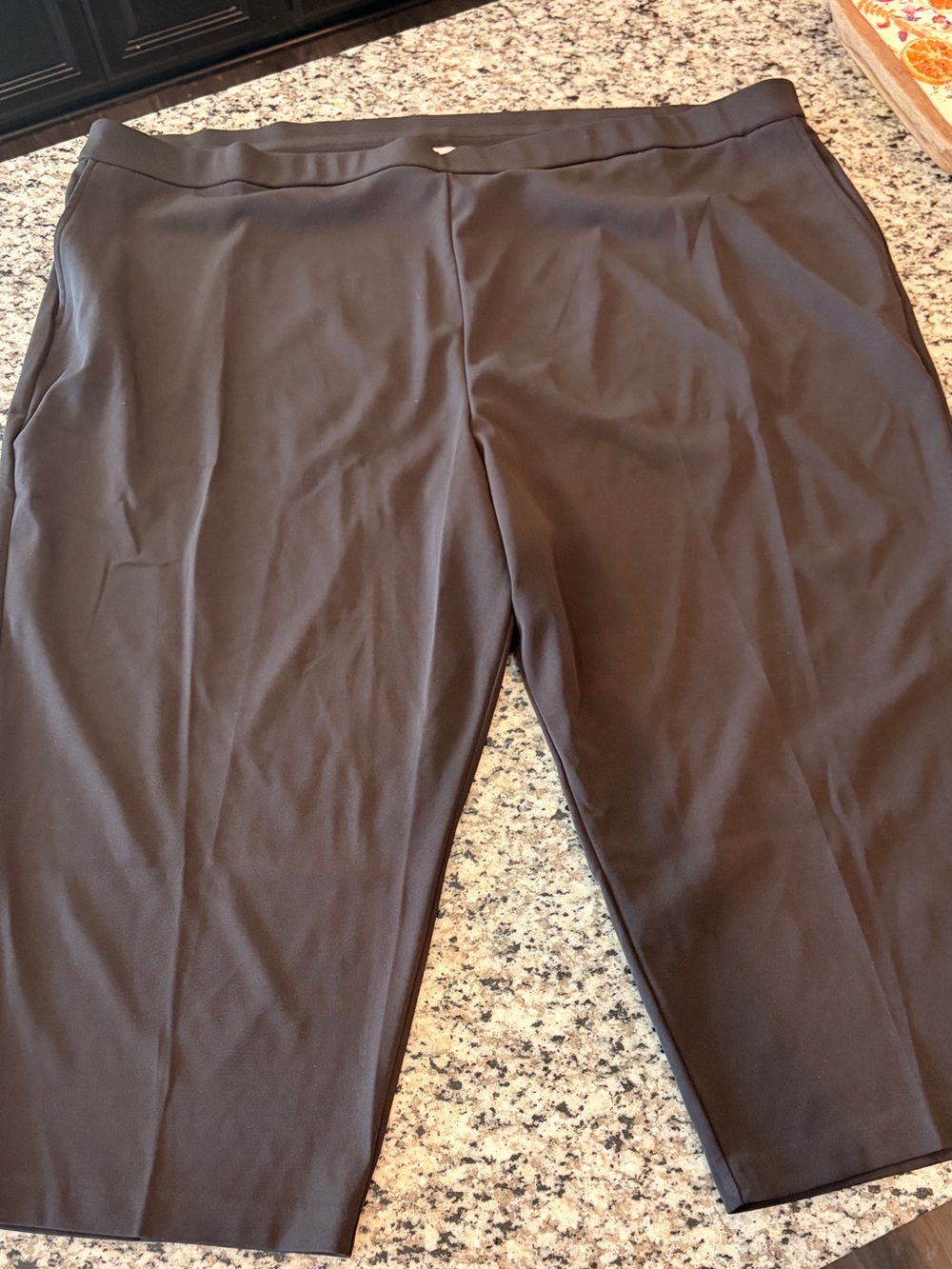NWOT Susan Graver Women’s 4X Black Dress Capris